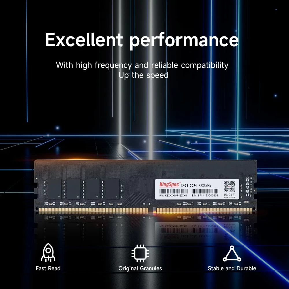 DDR4 Kingspec Ram Memory 8GB Longdimm