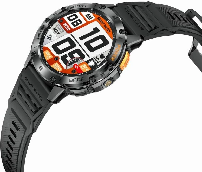 Smartwatch Gravity për të gjithë, e zezë