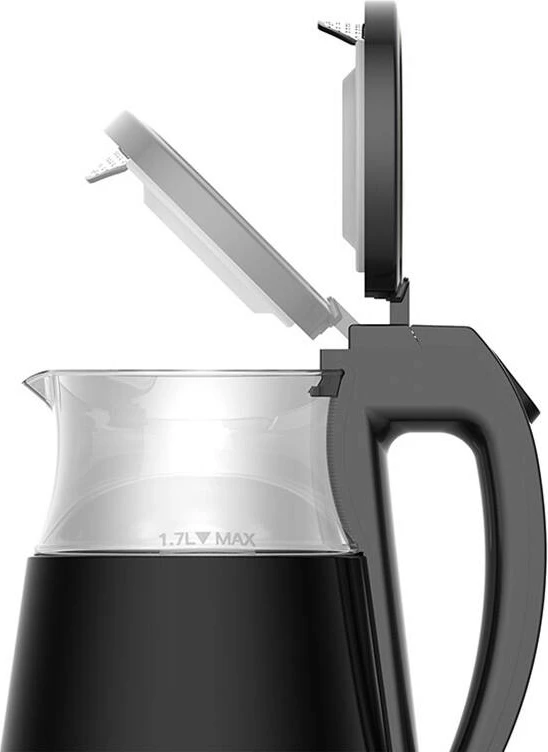 Ibrik elektrik Deerma SH90W me ekran të zgjuar, 1.7L, 1700W, i zi