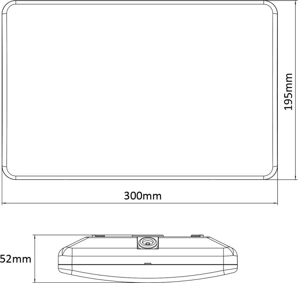 Llampë LED me numër shtëpie Maclean MCE292 W, me sensor errësire, e bardhë