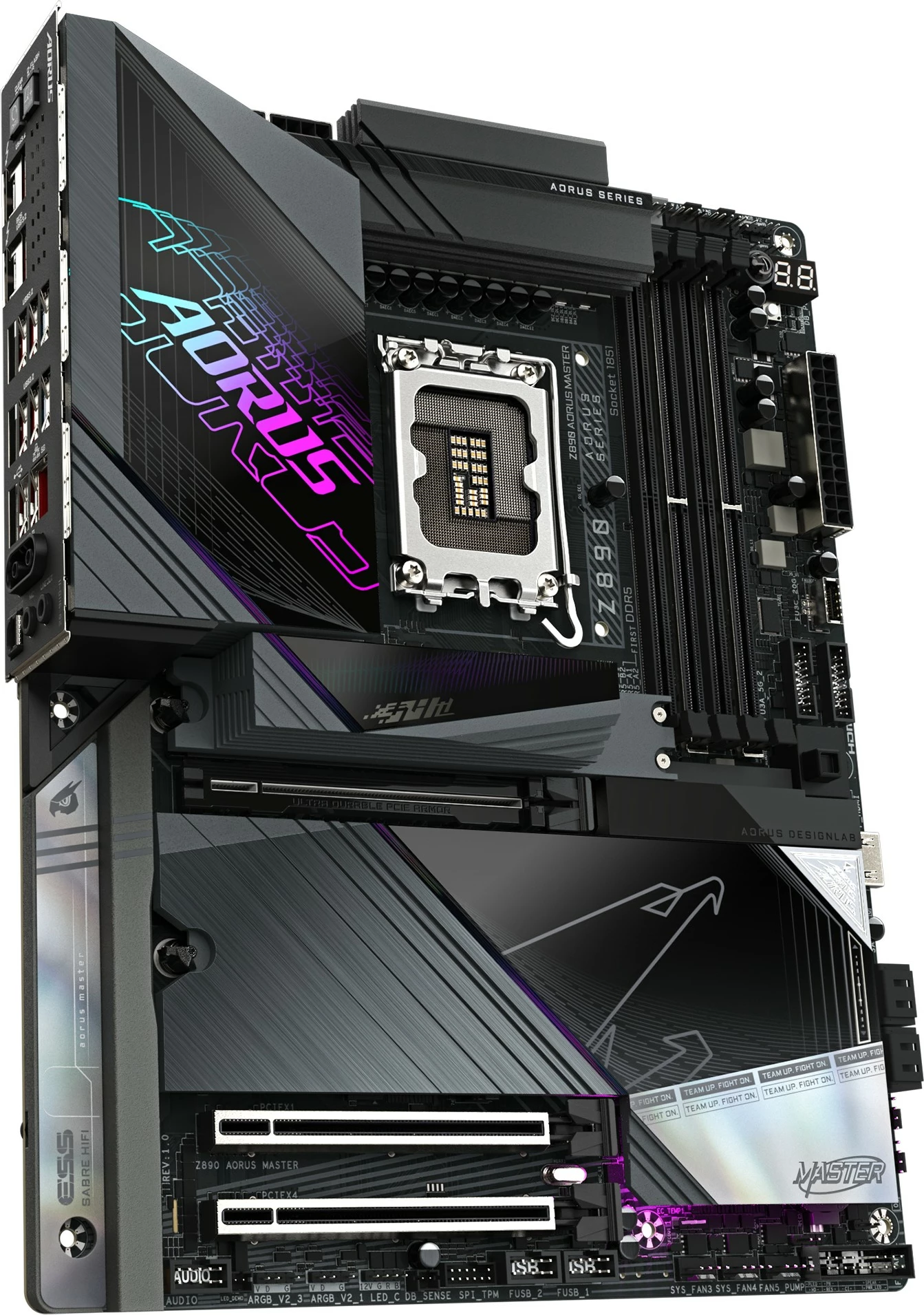 Pllakë amë Gigabyte Z890 AORUS MASTER, LGA 1851, DDR5, Wi-Fi 7, 10GbE LAN, Thunderbolt 4