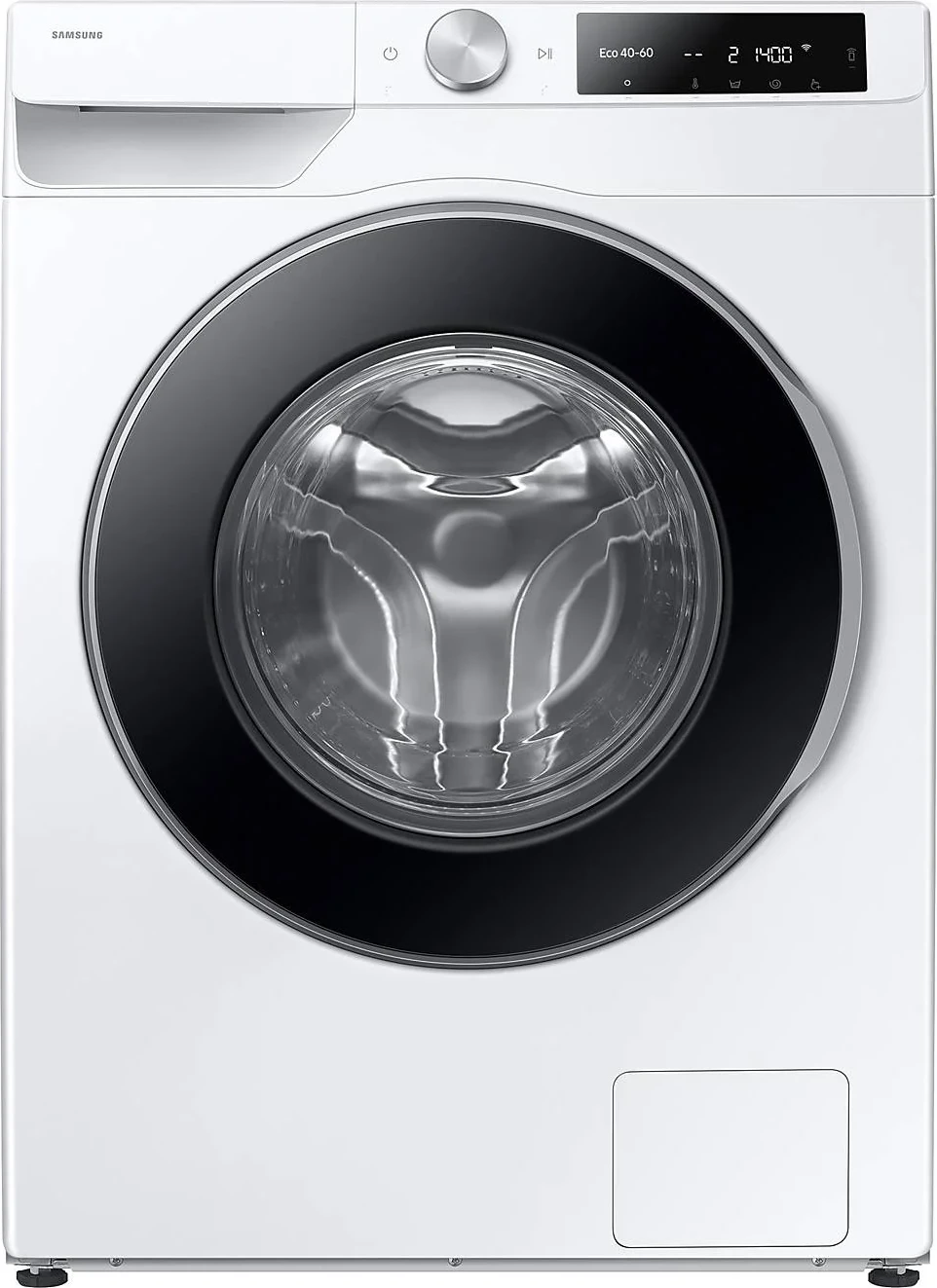 Lavatrice Samsung WW90DG6U8FLEU4 9 kg 1400 rpm klasë A Wi‑Fi AI Ecobubble, e bardhë derë e zezë