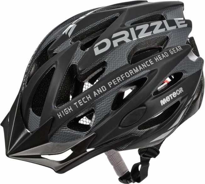 Helmetë biçiklete Meteor MV29 Drizzle L, e zezë/gri e errët