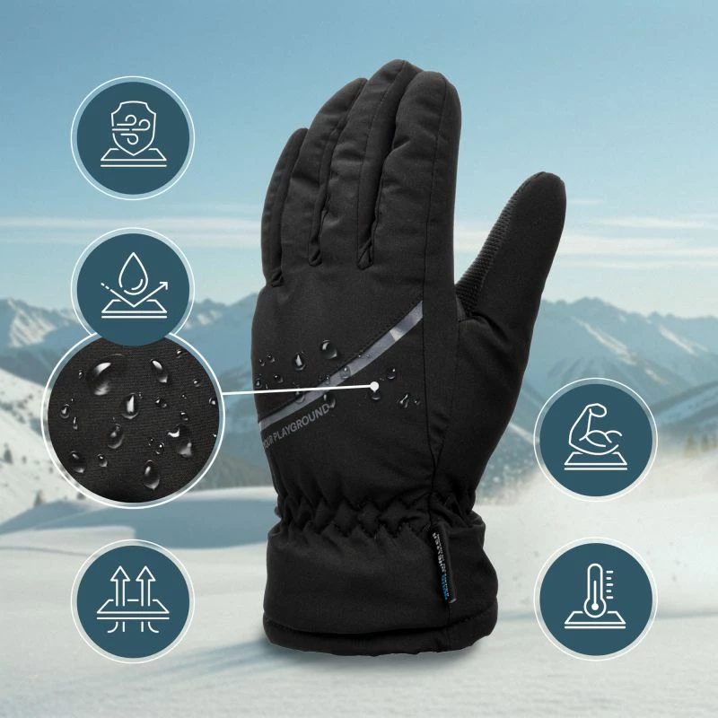Doreza dimri Meteor, unisex, të zeza [Madhësia: Standarde]