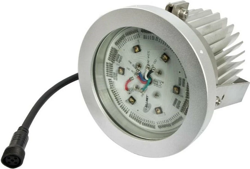 Reflektor LED i jashtëm Synergy21 Prometheus, 24W, IP68, 12V, RGBW, gri
