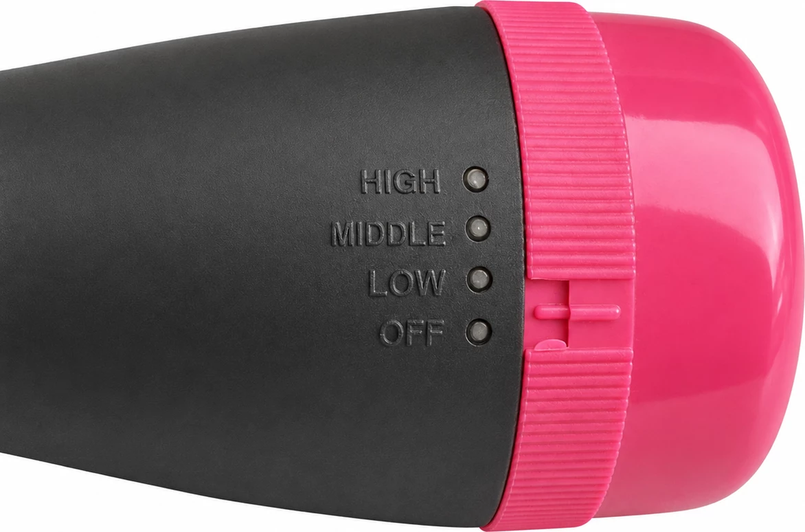 Furçë tharëse dhe stilizuese One Step Hot Air Brush, 1200W, e zezë/rozë