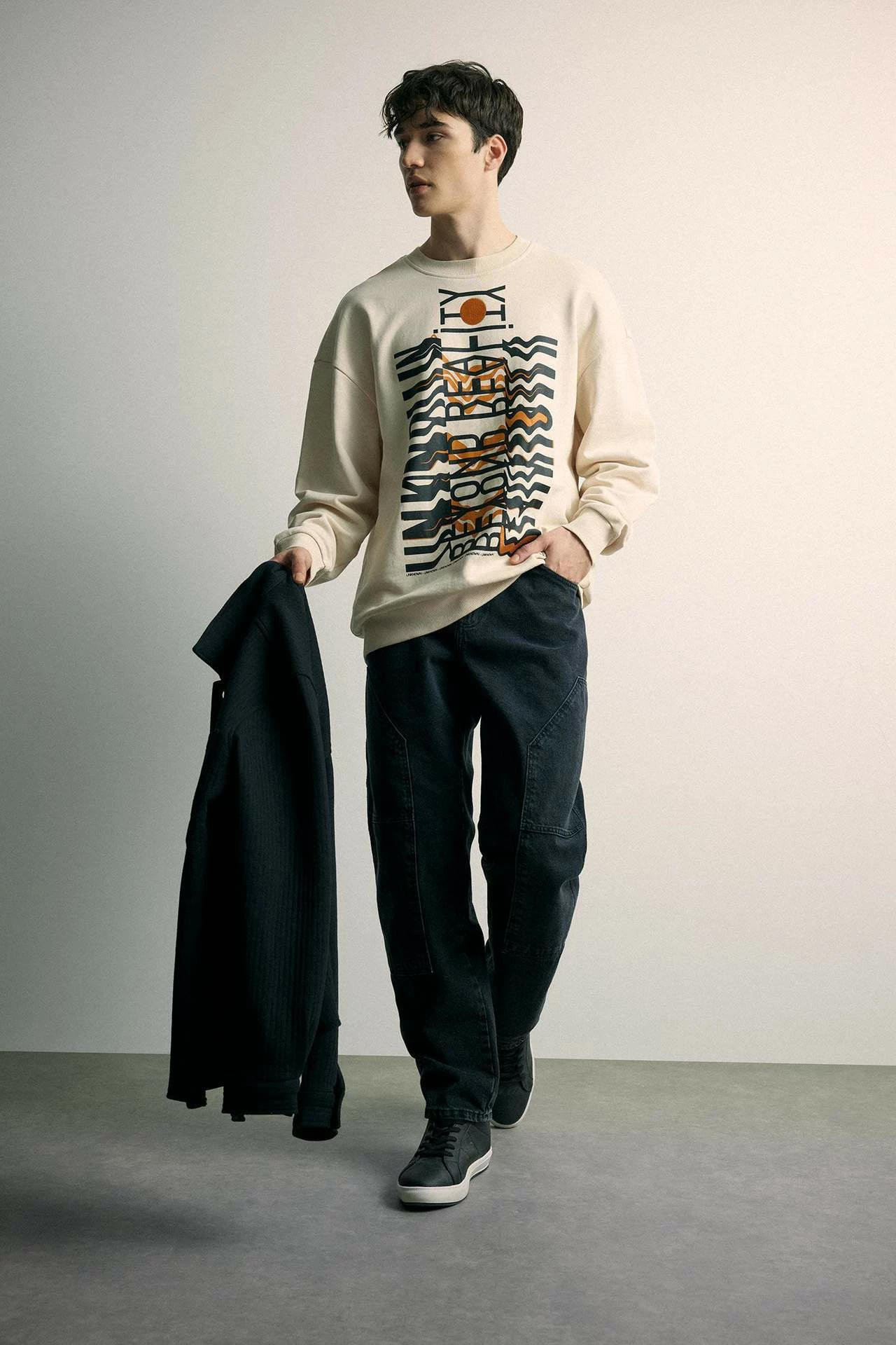 Duks DeFacto, oversize, bezhë