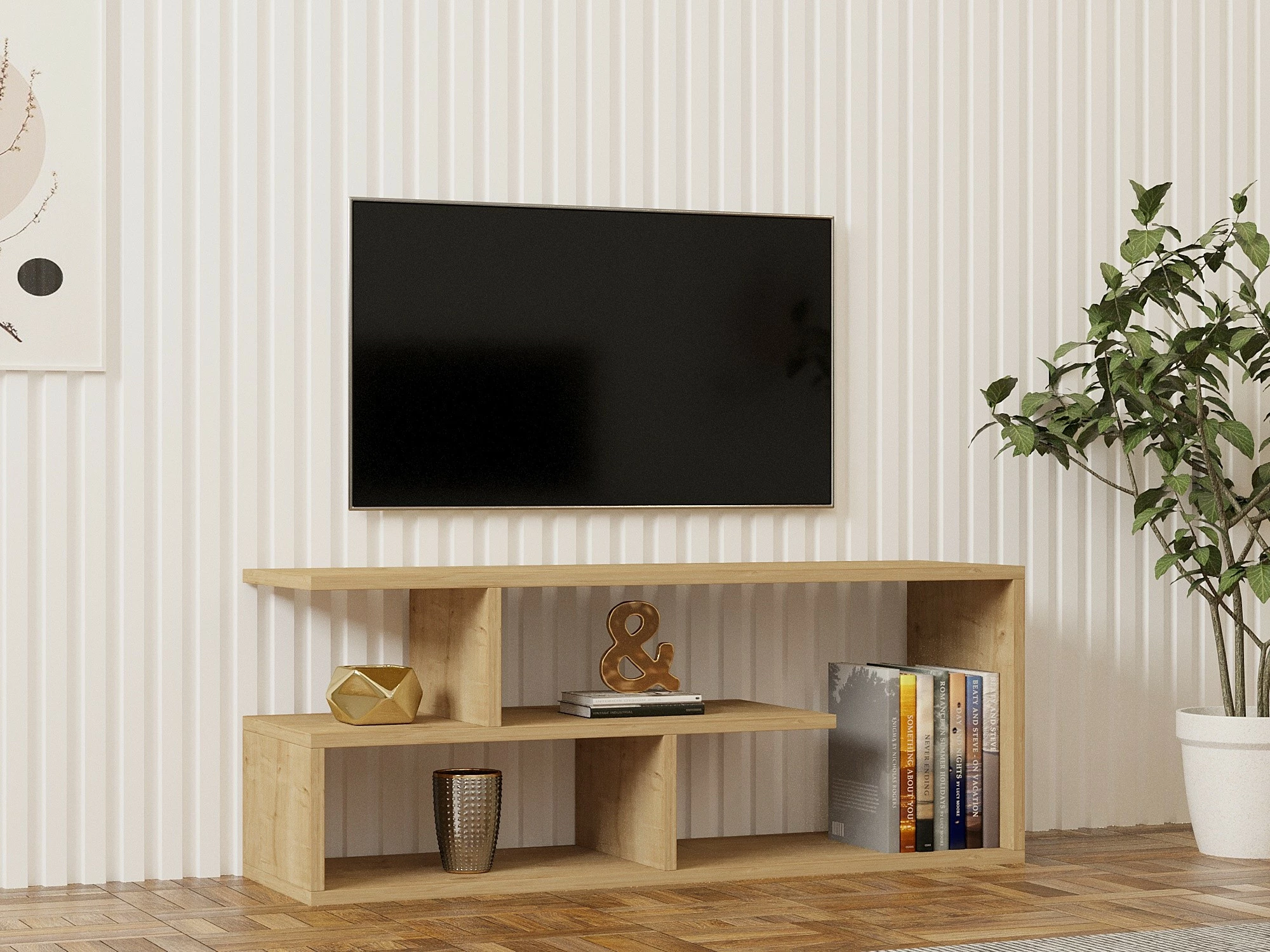 Komodë TV Hanah Home, Cafu - Sapphire