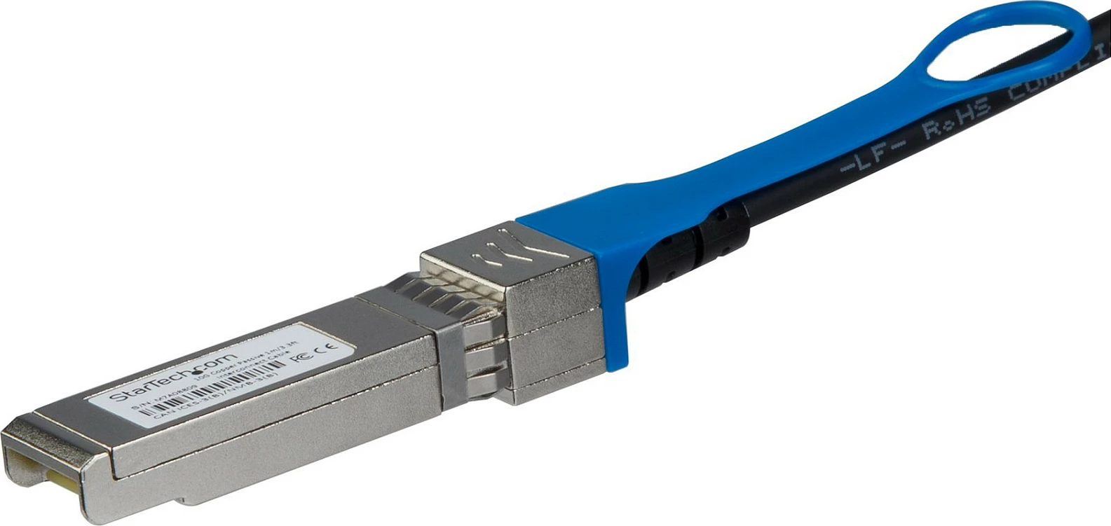 Kabllo DAC SFP+ StarTech J9283BST, 3 m, 10Gbps, Twinax pasive, e zezë