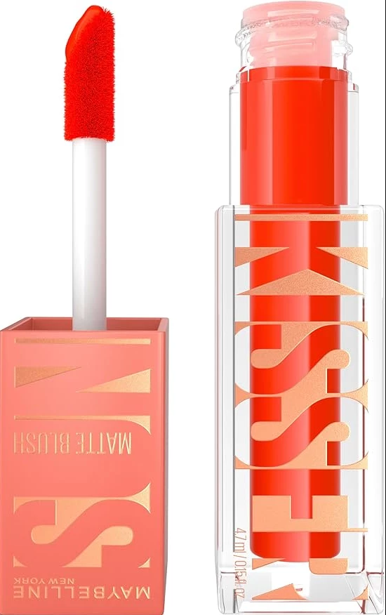 Blush i lëngshëm Maybelline Sun Kisser Matte, 35 Spritzy Orange, 4.7 ml