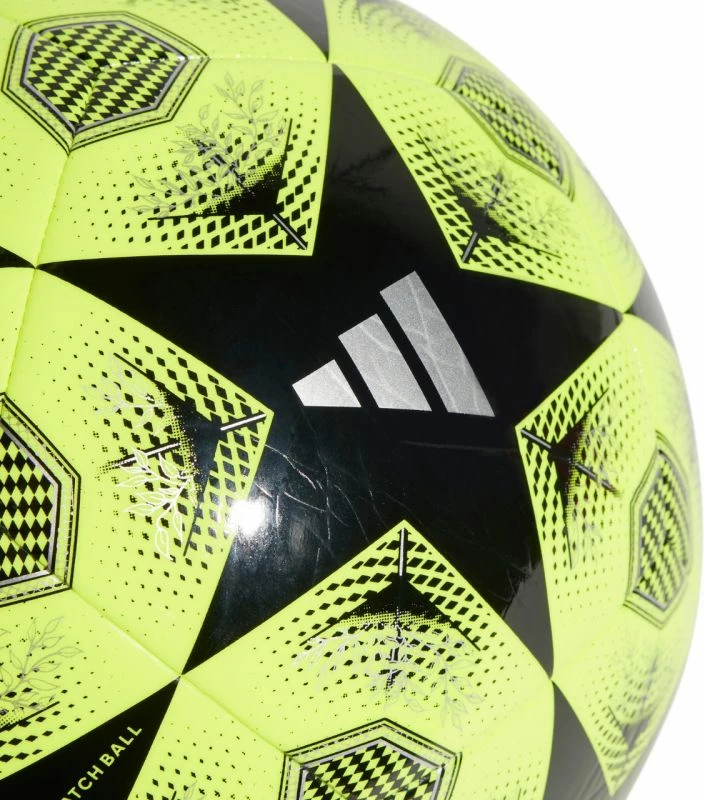Top futbolli adidas, i zi dhe i verdhë [Madhësia: 5]