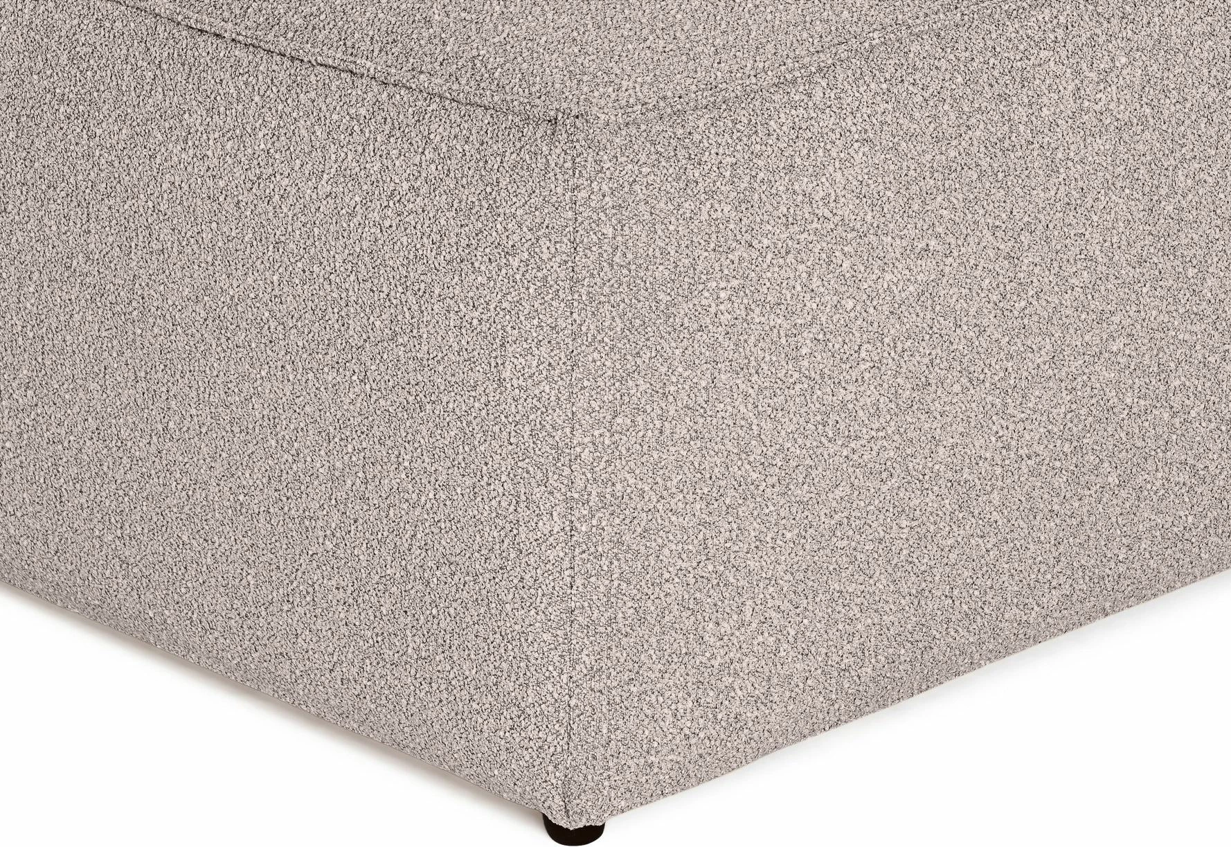 Kënd-sofë Lora me pouffe, ngjyrë pjeshke