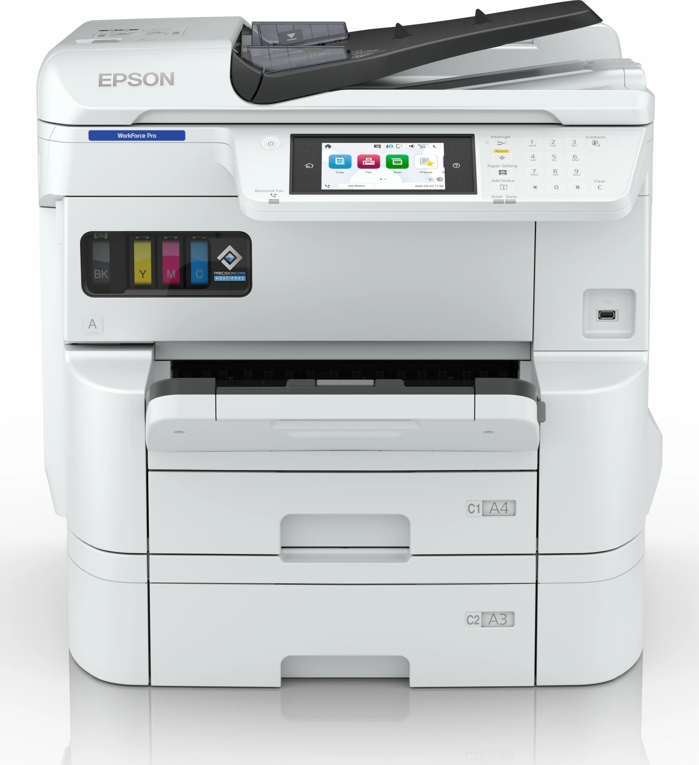 Multifunksional Epson Workforce Pro EM-C7100DWF, Wi-Fi, A3/A4, i bardhë