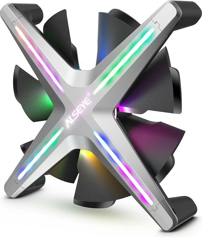 Ventilator kasë Inter-Tech ALSEYE HALO X12 Kit, 120x120x30mm, RGB