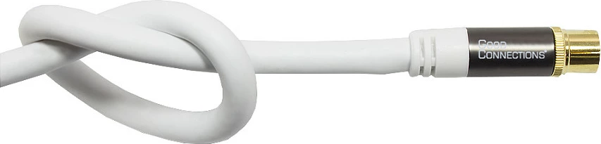 Kabllo antene TV GoodConnections SmartFLEX RG-6/U 2m, e bardhë