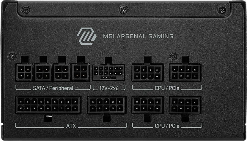 Furnizues rryme (PSU) MSI MAG A850GLS PCIe5, 850W, 80+ Gold, Fully Modular, ATX 3.1, i zi