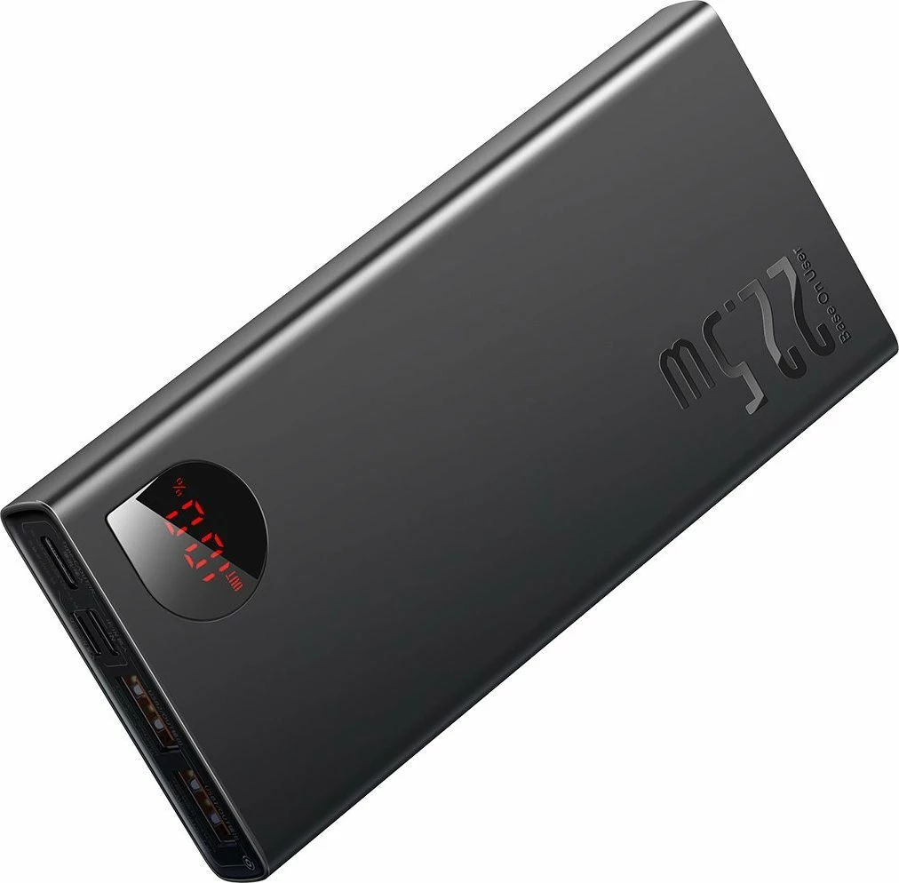 Powerbank Baseus Adaman 10000mAh 22.5W me display, 2x USB-A + USB-C, i zi