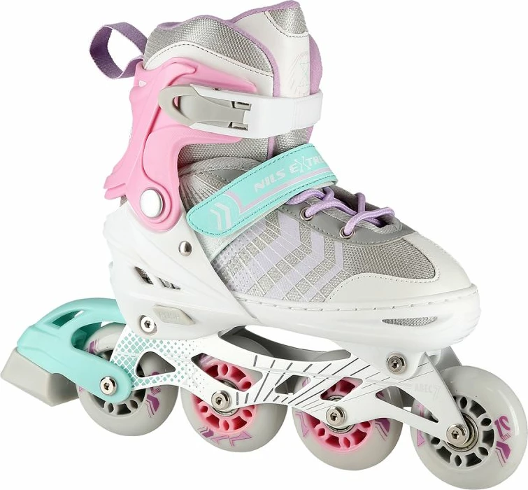 Rollera për fëmijë Nils Extreme NH18192 4in1, rozë, madhësia S (29-33)