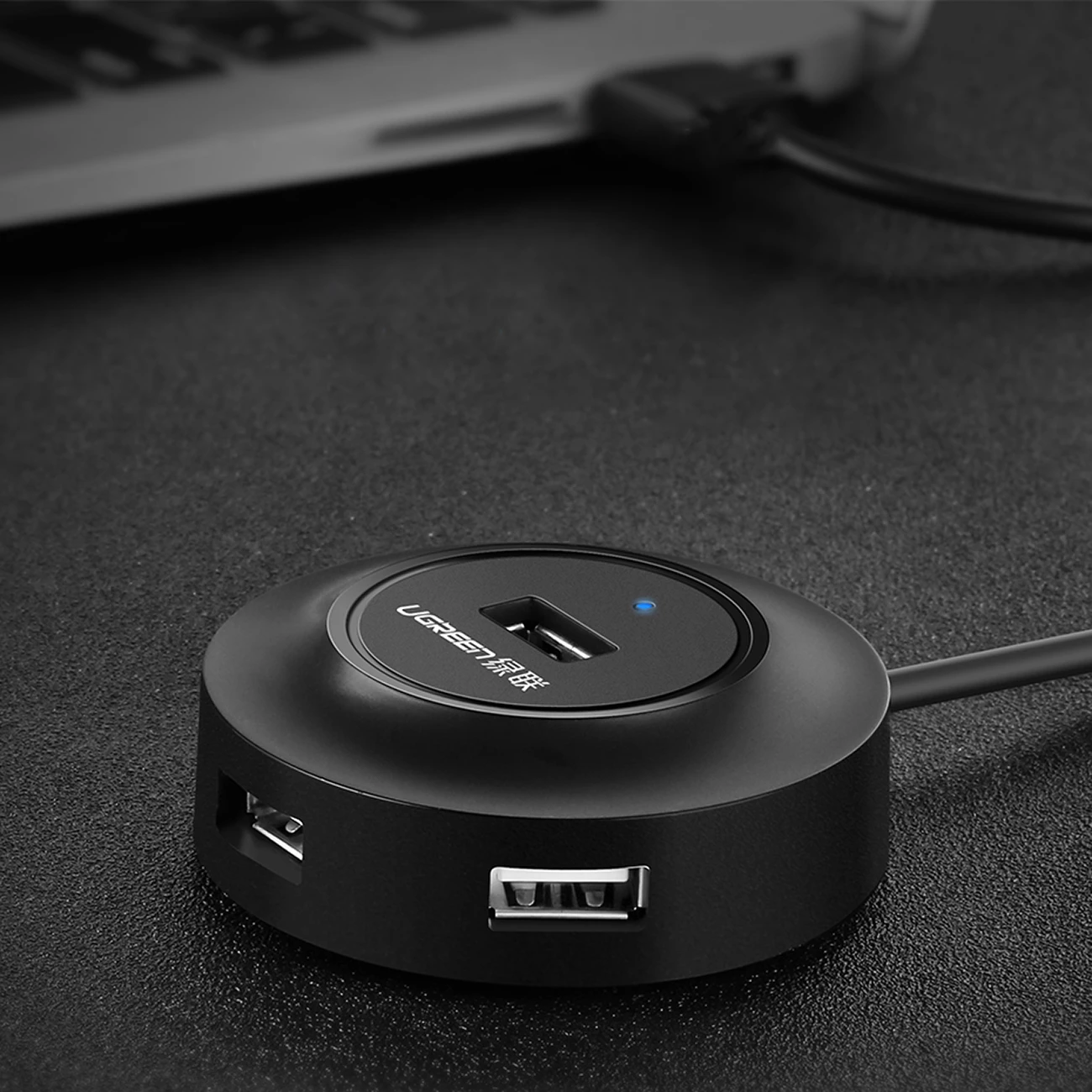HUB USB Ugreen CR106, 4xUSB-A 2.0, 1m, i zi