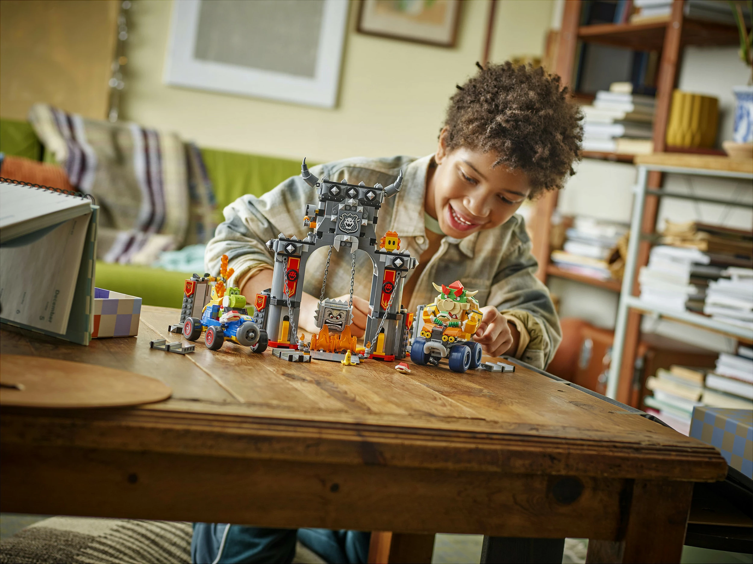 Set ndërtimi LEGO Super Mario Mario Kart 72039 Bowser's Castle, 1068 pjesë, 9+, multikolor