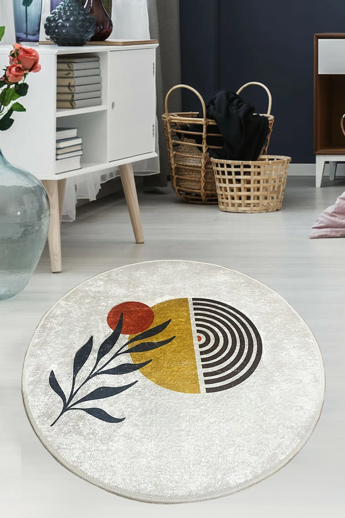 Qilim Conceptum Hypnose Le Soleil, 100x100cm, shumëngjyrësh