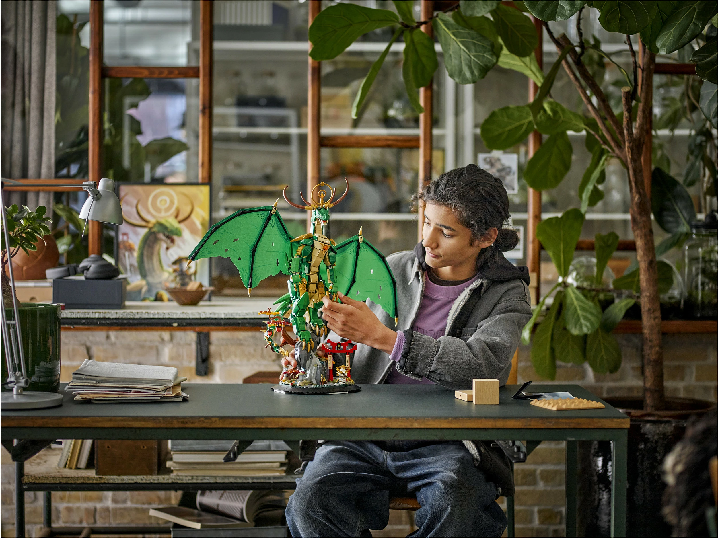 Set ndërtimi LEGO NINJAGO The Guardian Dragon 71847, 1650 copë, 14+, shumëngjyrësh