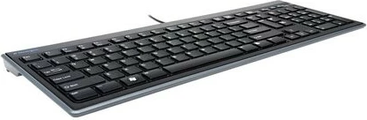 Tastierë Kensington Advance Fit, full-size, me kabllo USB, AZERTY, e zezë