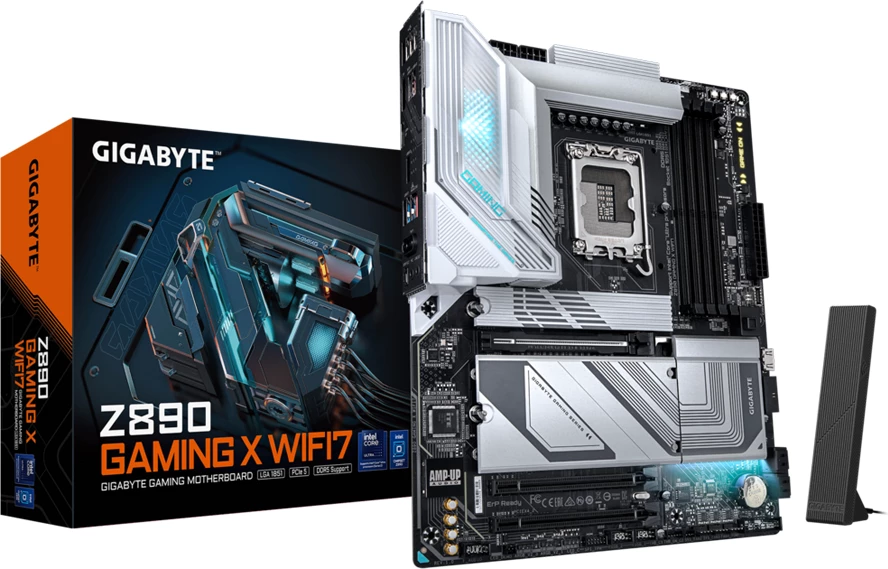 Pllakë amë GIGABYTE Z890 GAMING X WIFI7 ATX, LGA1851, 4xDDR5, USB4-C, Wi‑Fi 7, BT 5.4