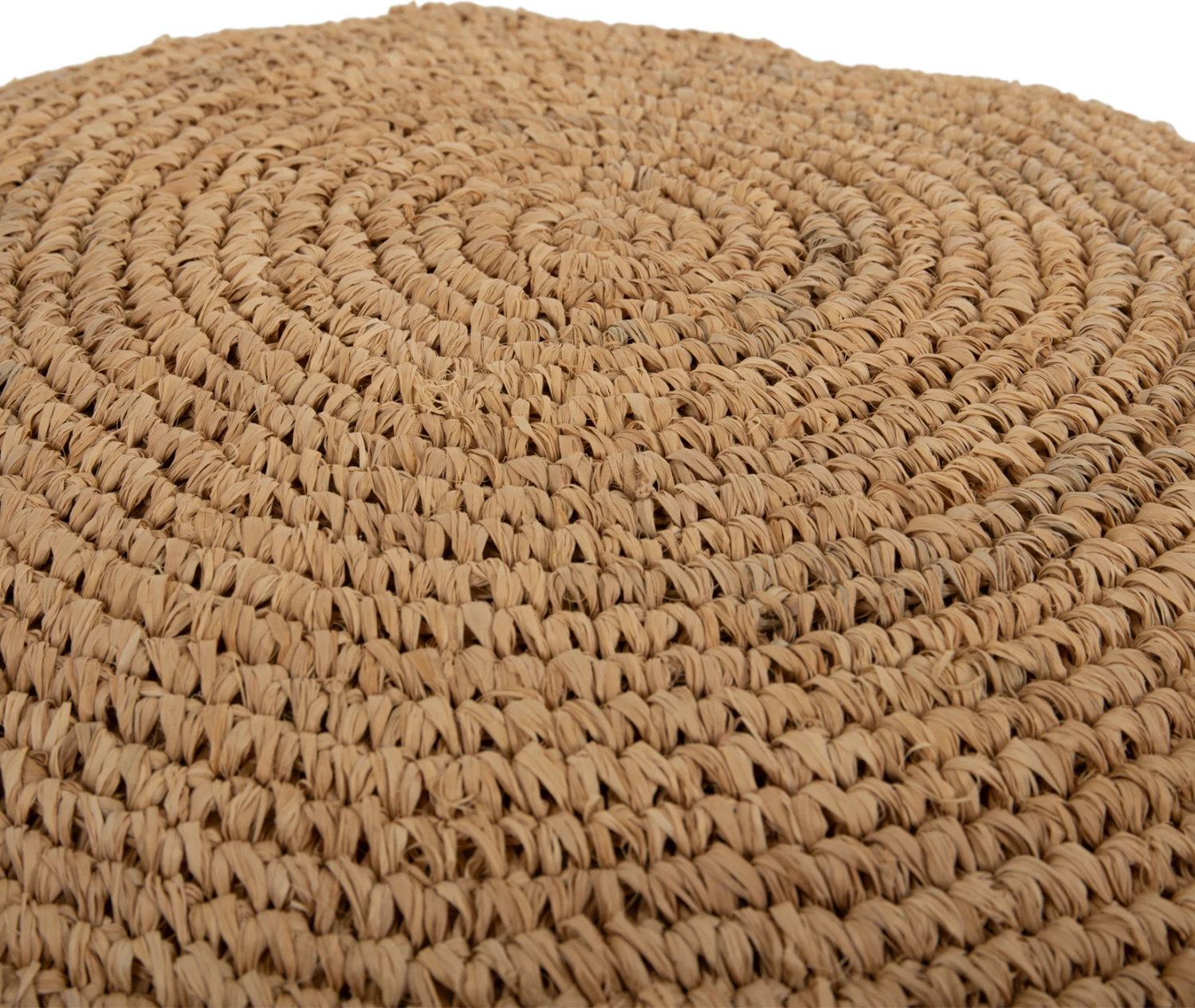 Karrige për bar AONI FH7828 prej fibrave të palmës së tharë, ngjyrë natyrale, Φ48x37H cm