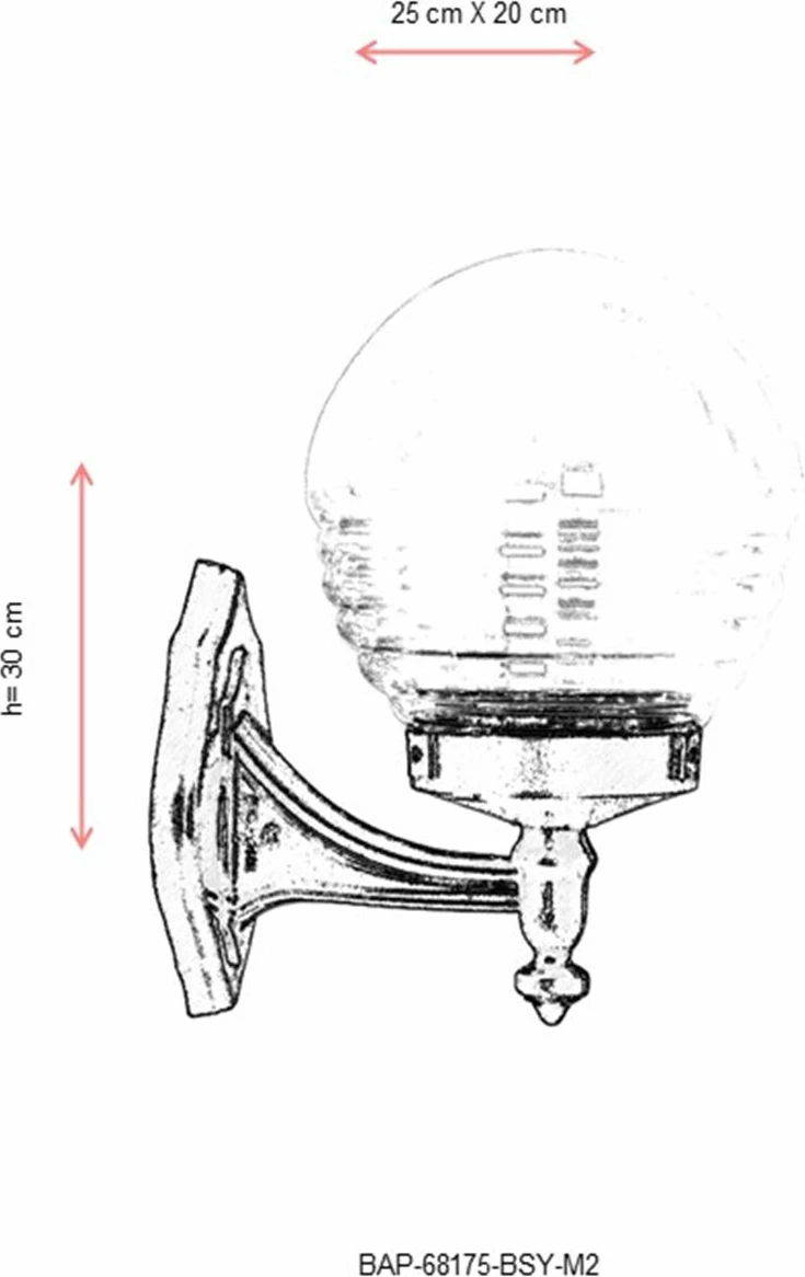 Llambë muri për jashtë, Opviq, BAP-68175-BSY-M2