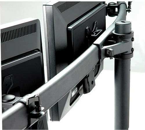 Mbajtëse trefishe monitori VALUE Triple LCD Arm, VESA 75/100, 8 kg, e zezë
