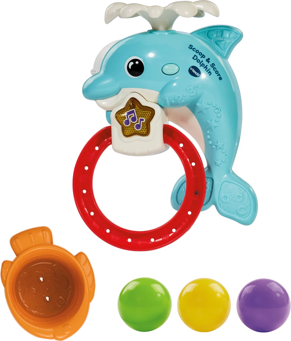 VTech Scoop & Score Dolphin Bath Toy
