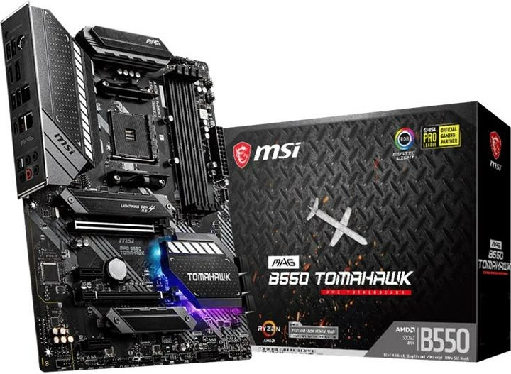 Pllakë amë MSI MAG B550 Tomahawk ATX Socket AM4 7C91-001R e zezë