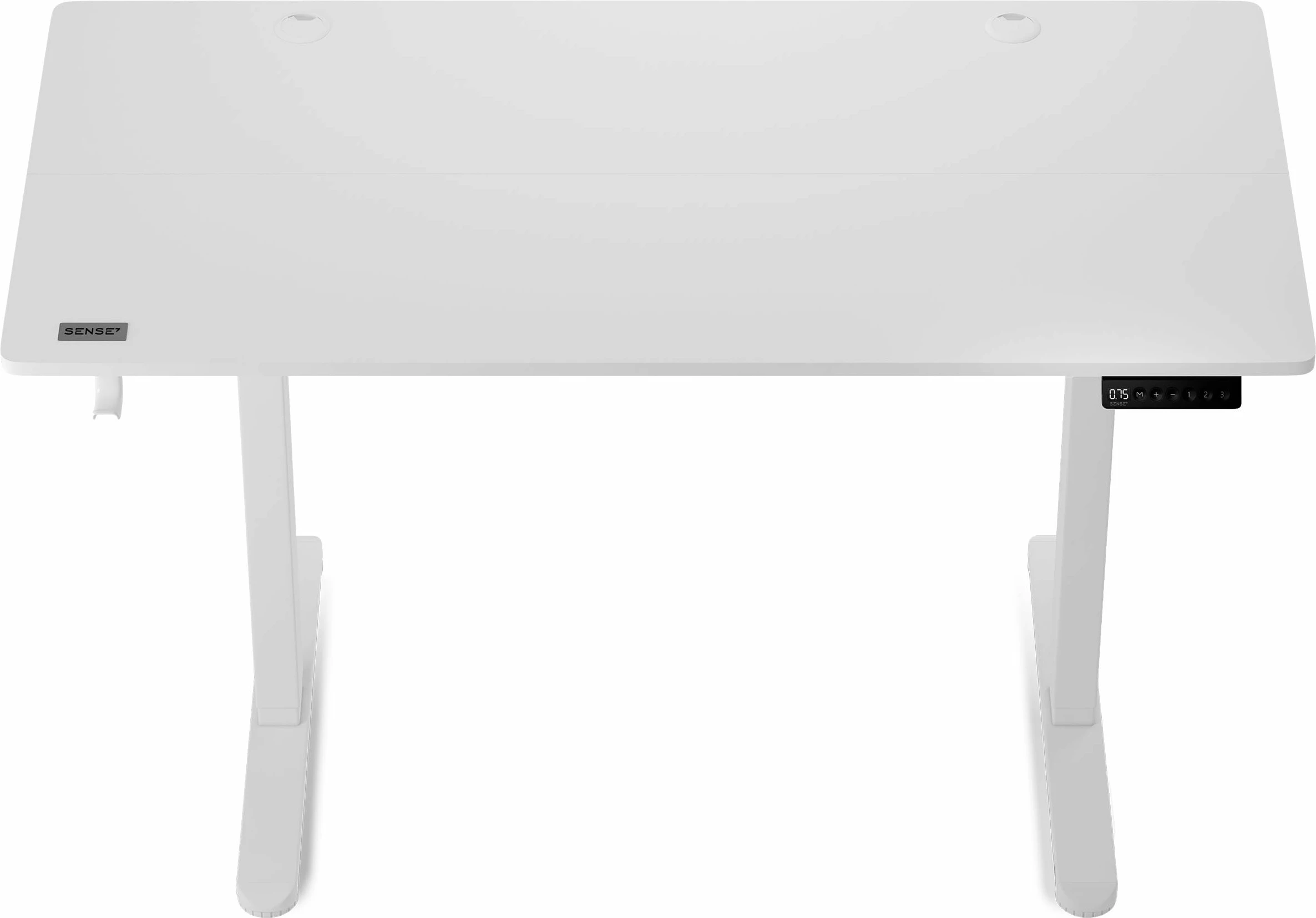 Tavolinë elektrike SENSE7 NOJO 120x60 cm, rregullim lartësie 72-118 cm, e bardhë