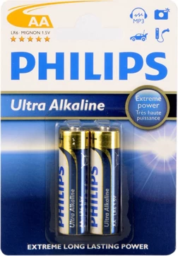 Philips Bateri AA Ultra Alkalin 2 set