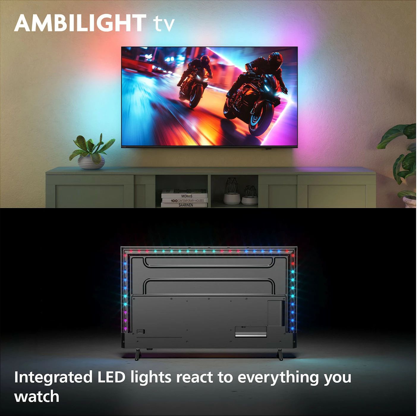 Televizor Philips 75MLED910/12, 75", 4K QD MiniLED, 120Hz/144Hz, Ambilight, HDR10+ Dolby Vision, FreeSync Premium, i zi