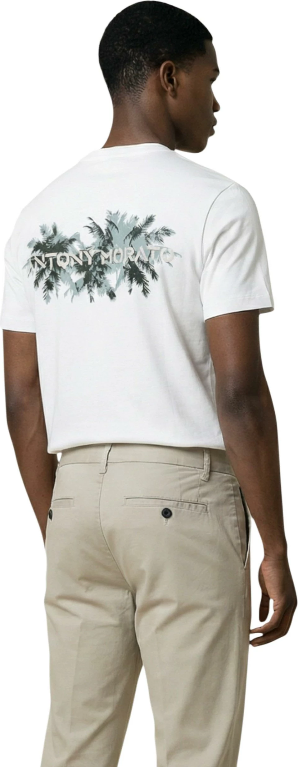 Maicë për meshkuj Antony Morato MMKS02632-FA100144, krem [Madhësia: XXL]