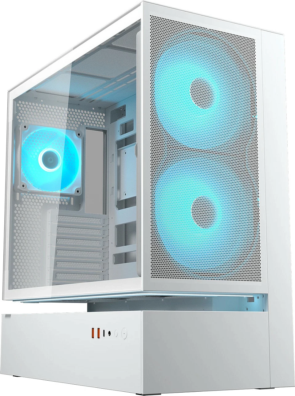 Kasë Cougar CFV235 Mesh, Midi Tower ATX, ARGB, xham, e bardhë