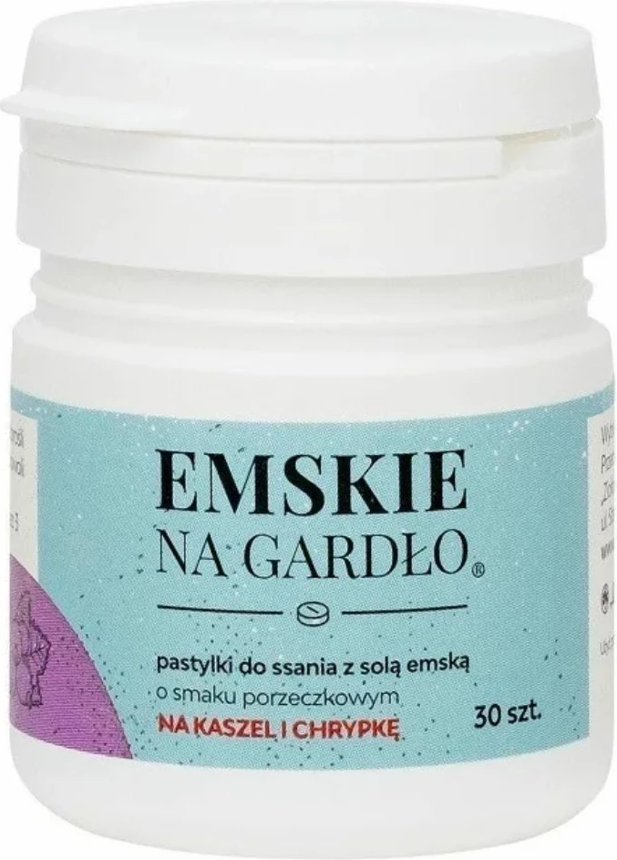 Tableta për fyt Ziołolek Emskie me shije të rrushit të zi, 30 copë
