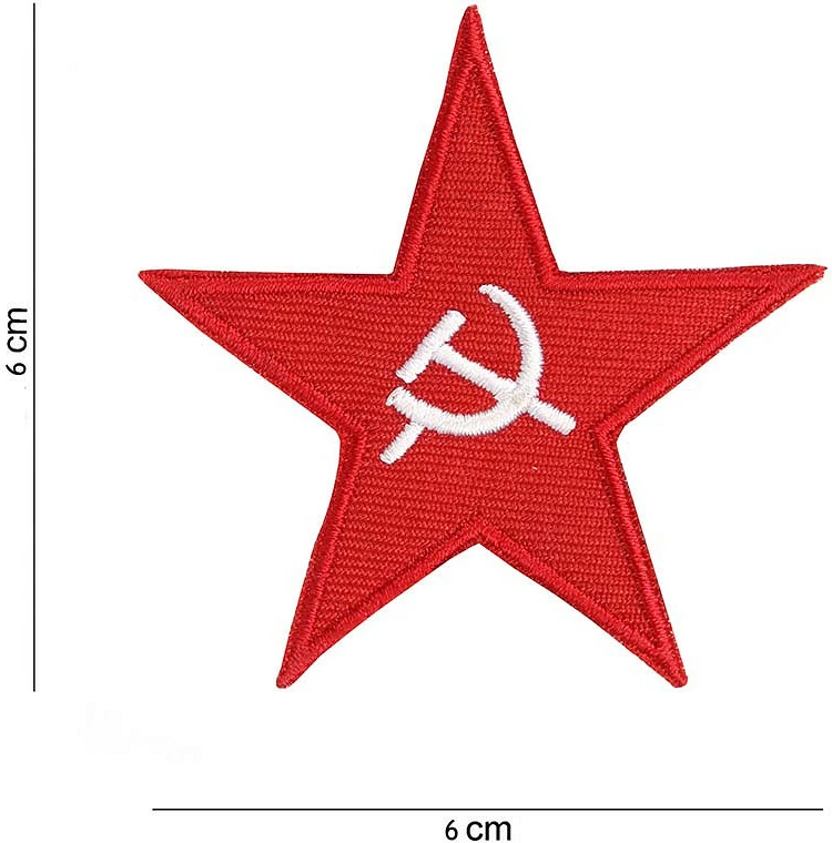 Emblema pëlhure Fostex Garments Patch red star #1001