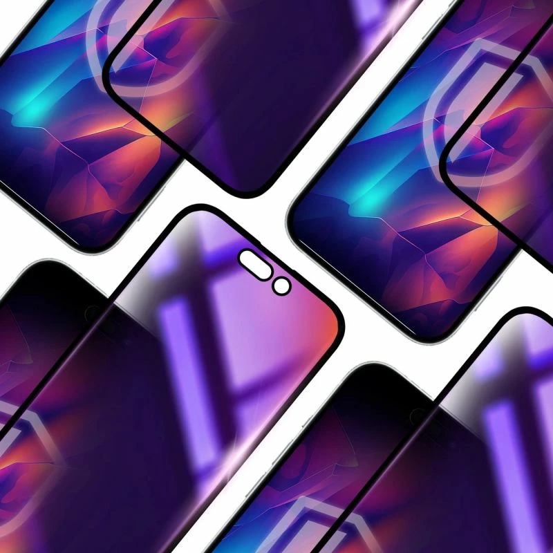 Mbrojtës ekrani tempered glass 3mk Rainbow Privacy për iPhone 15 Pro Max