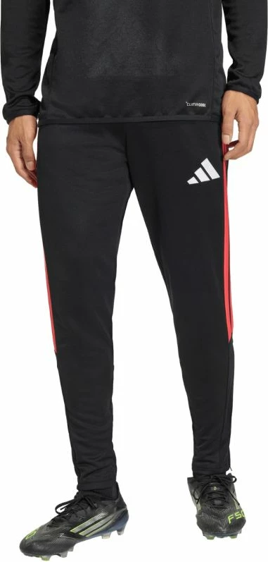 Pantallona sportive për meshkuj adidas, të zeza e të kuqe