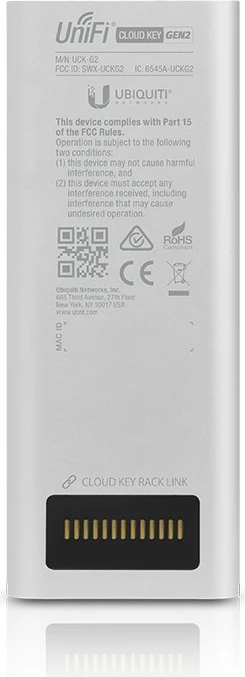 Pajisje menaxhimi rrjeti Ubiquiti UniFi Cloud Key Gen2, 2GB, 8 bërthama, Gigabit Ethernet, argjendtë