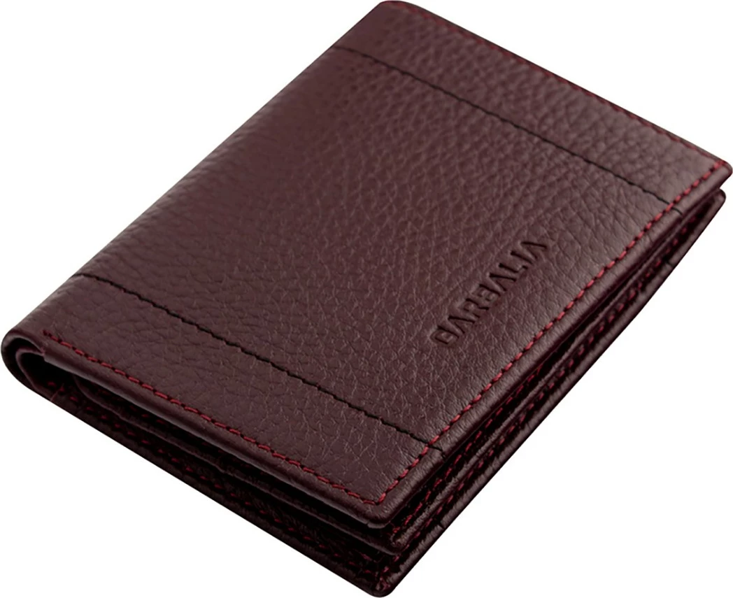 Portofol për burra, ngjyrë e kuqe claret, Zoozie Bags, Franklin