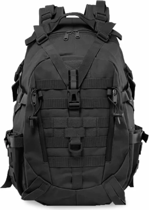 Çantë shpine për turizëm Offlander Survival Trekker, 25L, e zezë