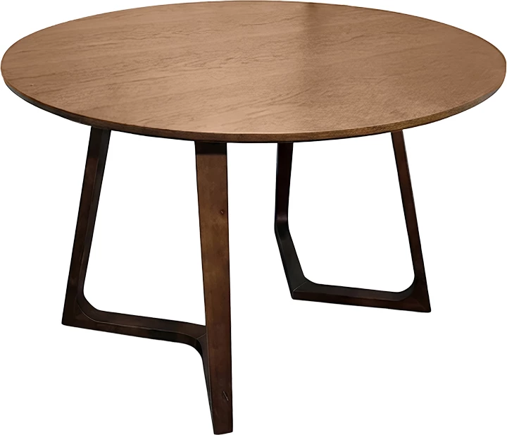 Tavolinë ngrënieje Sedria, MDF, ngjyrë arre, D120x75cm