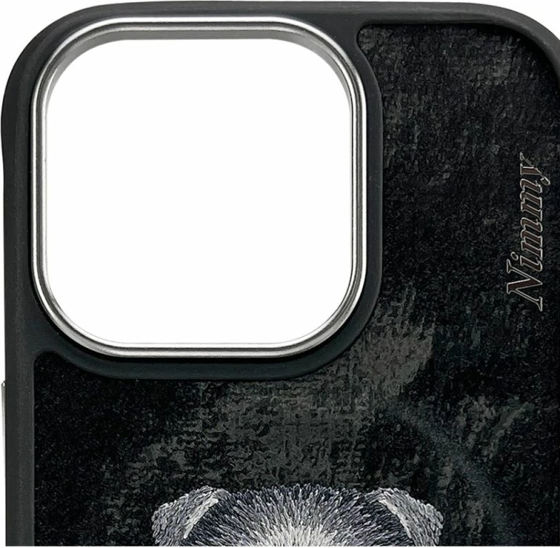 Kapak telefoni Nimmy Magnetic Fashion Cute Pet MagSafe për iPhone 16 Pro Max, i zi