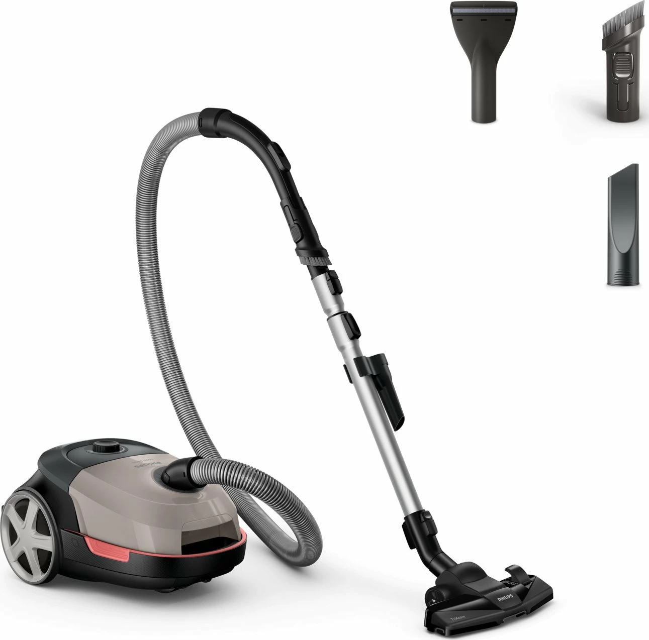 Fshesë elektrike me qese Philips XD5122/10 900W, 4L, HEPA, bezhë/zezë/gri