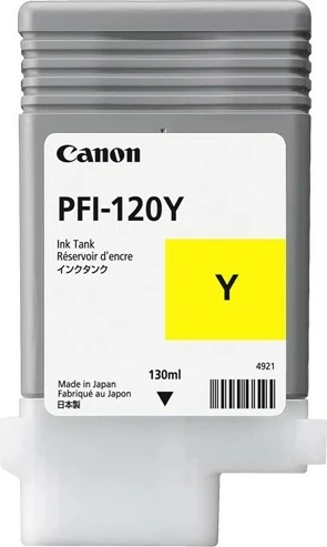 Kasetë bojë Canon PFI-120Y, 130 ml, Verdhë