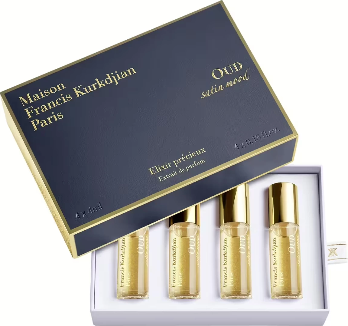 Set Roll-on Maison Francis Kurkdjian Oud satin mood set, 4x4 ml